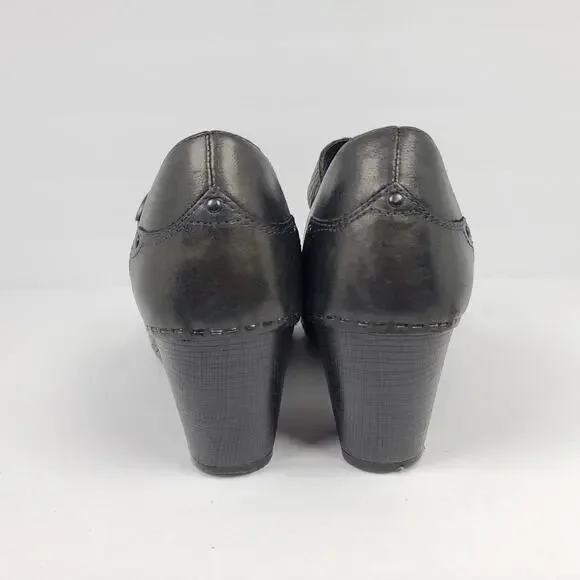 Dansko Nevin Womens Size EU 40 US 9.5-10 Black Leather Mary Jane Steampunk Shoes - Picture 7 of 12